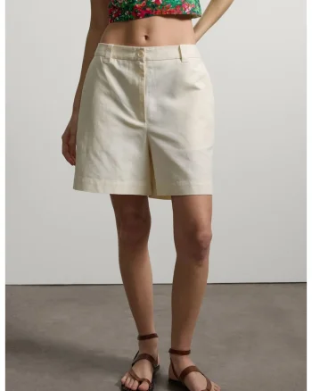 Pantaloni Scurti  De Dama Alb 003571197