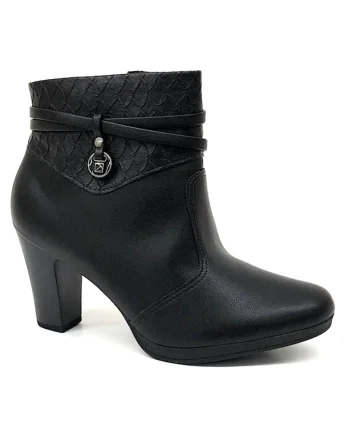 Botine din piele ecologica,