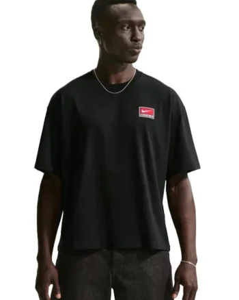 Tricou din bumbac cu croiala lejera si logo aplicat Life