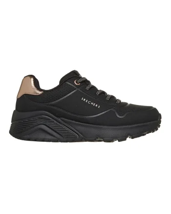 Pantofi sport Uno Lite cu sireturi, Negru stins