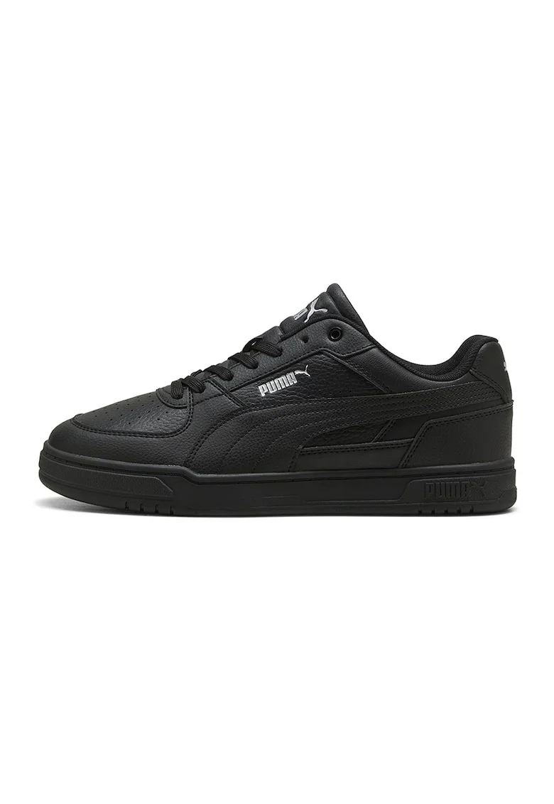 Pantofi sport Caven III din piele ecologica cu detalii perforate, Negru