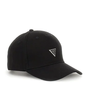 Sapca din bumbac cu logo London, Negru