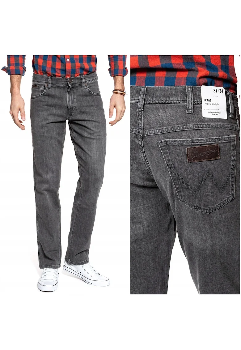 Pantaloni drepti Texas, Gri