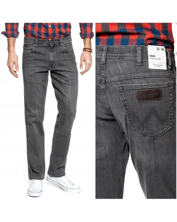Pantaloni drepti Texas, Gri