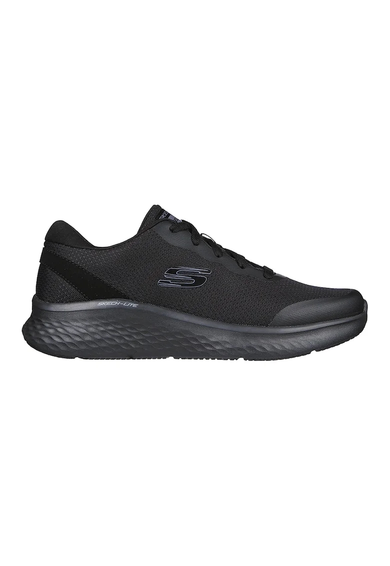 Pantofi sport cu amortizare si detalii peliculizate Skech-Lite Pro - Clear Rush, Negru