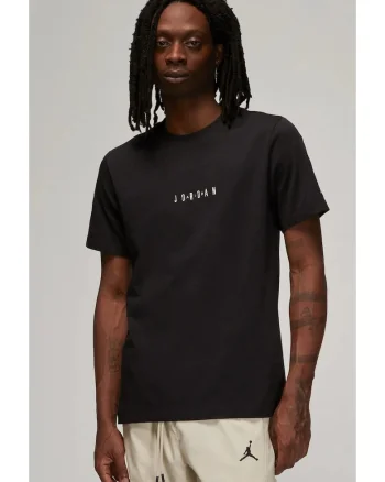 Tricou  M J Emb Jordan Air Crew, Negru
