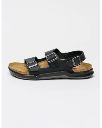 Sandale de piele Milano, Negru