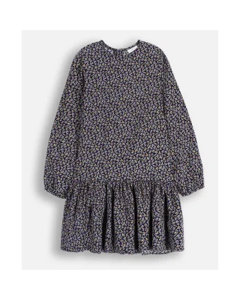 Rochie cu talia cazuta si imprimeu floral