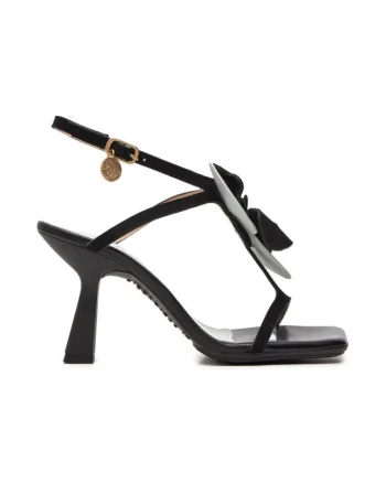 Sandale dama,  304657, Piele naturala, Negru