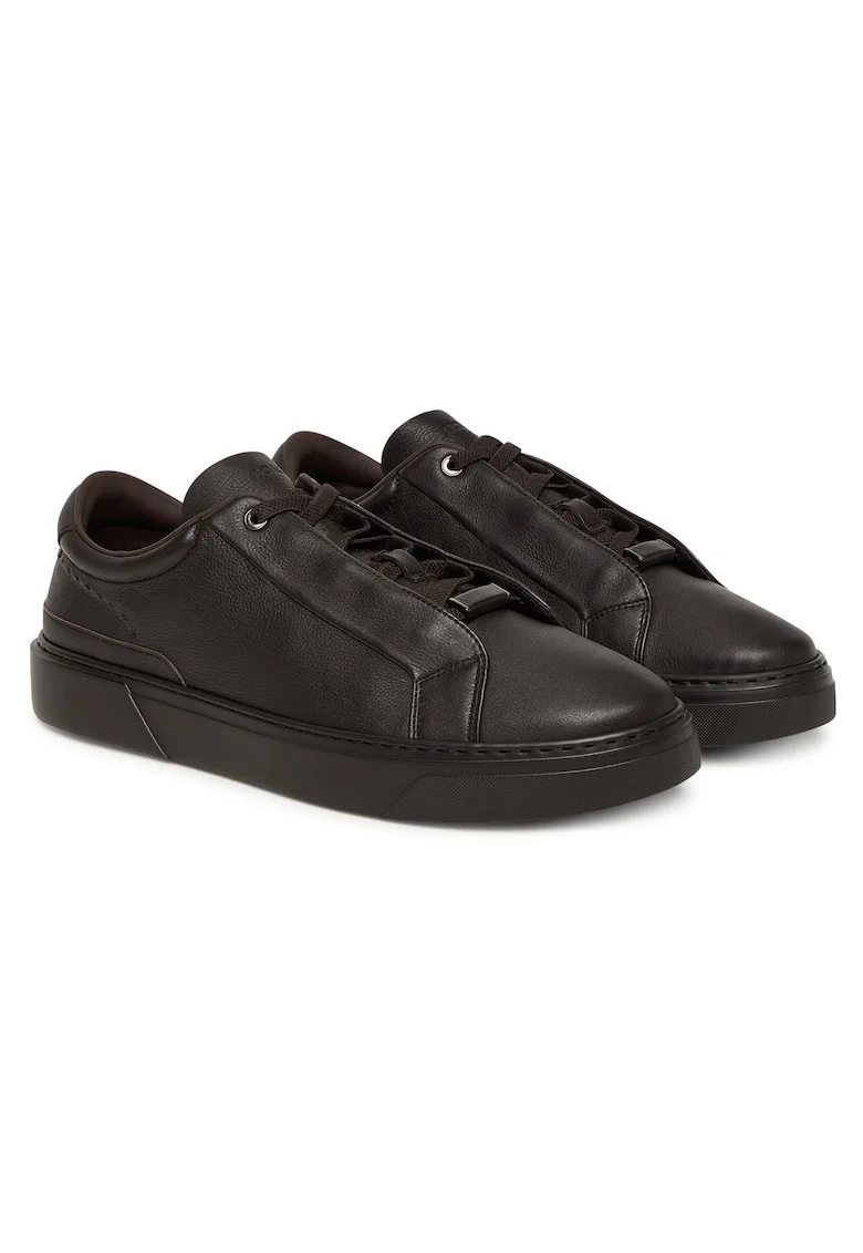 Tenisi barbati  model 203 Gary, piele naturala, culoare negru