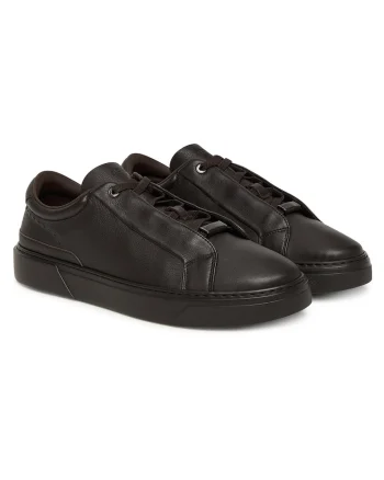 Tenisi barbati  model 203 Gary, piele naturala, culoare negru