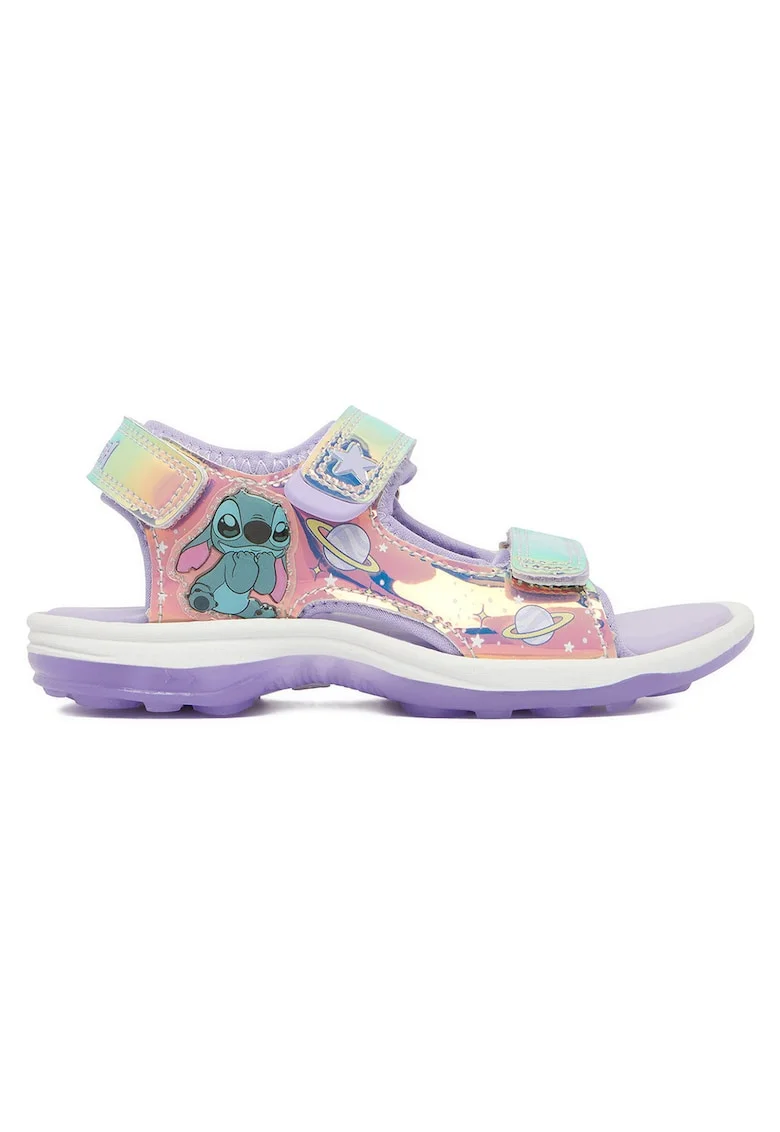 Sandale  piele ecologica, Violet
