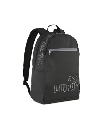 Rucsac cu imprimeu logo Phase II, Negru/Gri