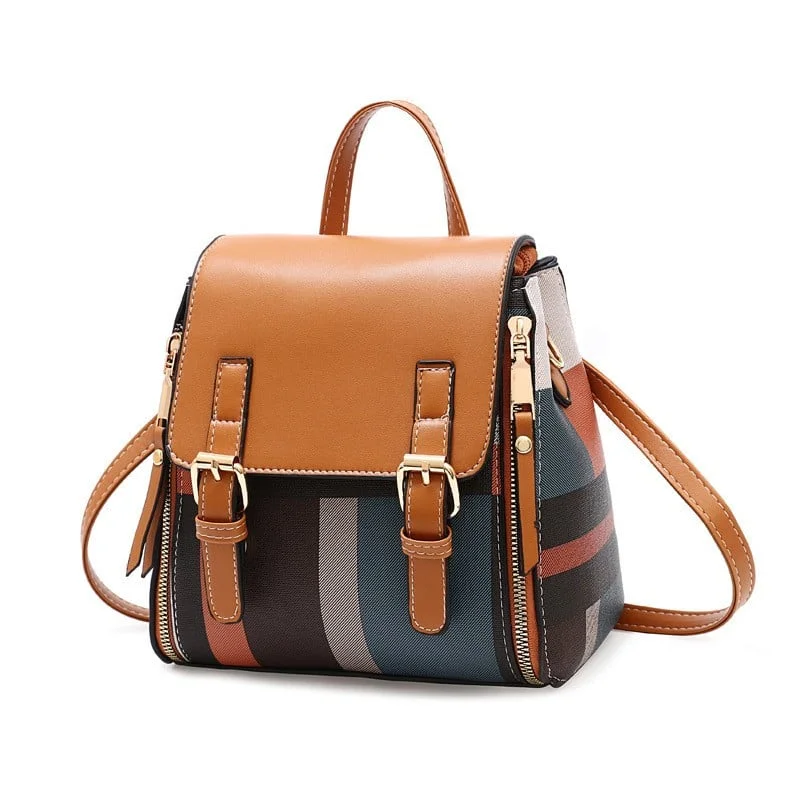 Geanta dama, Dalia GT571, model multicolor - maro