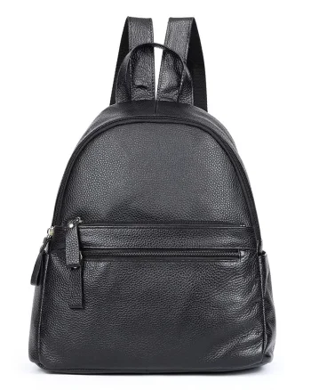 Rucsac dama, Lotus GT3068, piele naturala, Negru