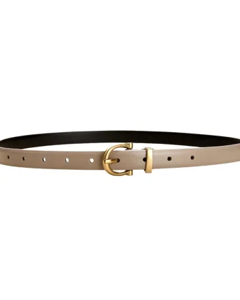 Curea dama C-212, piele naturala, Bej