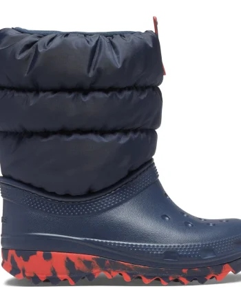 Cizme Crocs Toddler Classic Neo Puff Boot Bleumarin - Navy