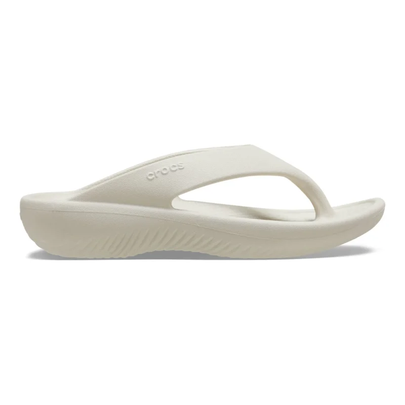 Slapi Crocs Mellow Recovery Flip Bej - Stucco