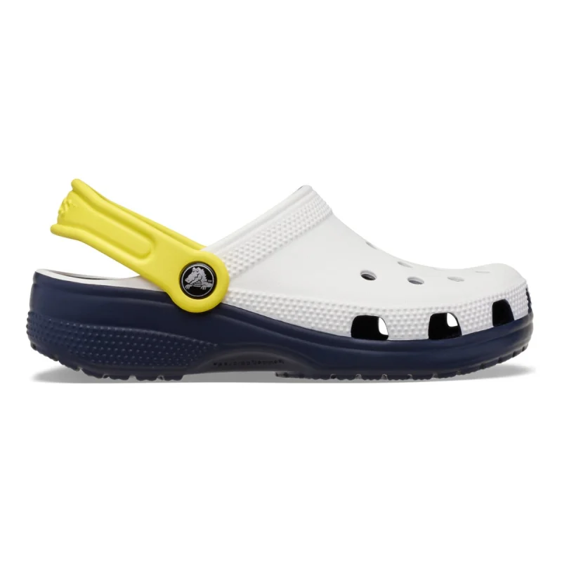 Saboti Crocs Classic Retro Sport Clog K Alb - White