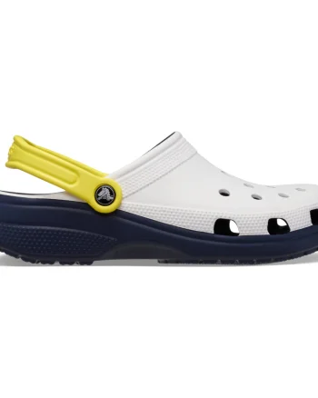 Saboti Crocs Classic Retro Sport Clog Alb - White