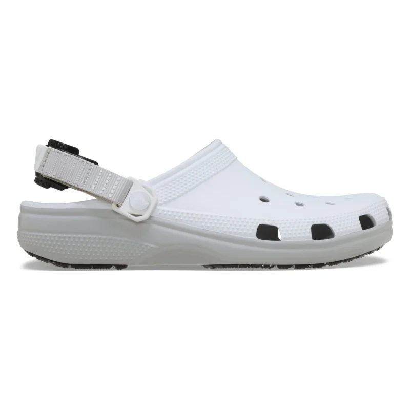 Saboti Crocs Classic Turbo Clog Alb - White