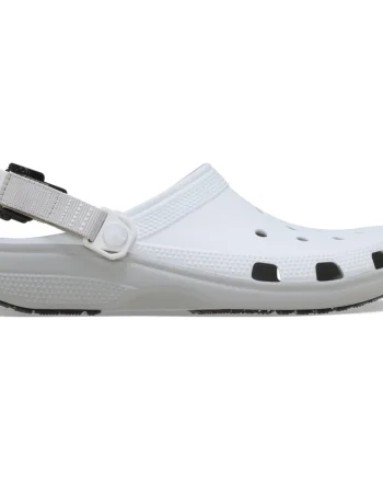 Saboti Crocs Classic Turbo Clog Alb - White