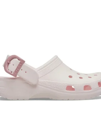 Saboti Crocs Classic Enamel Buckle Clog Roz - Bubble Ice
