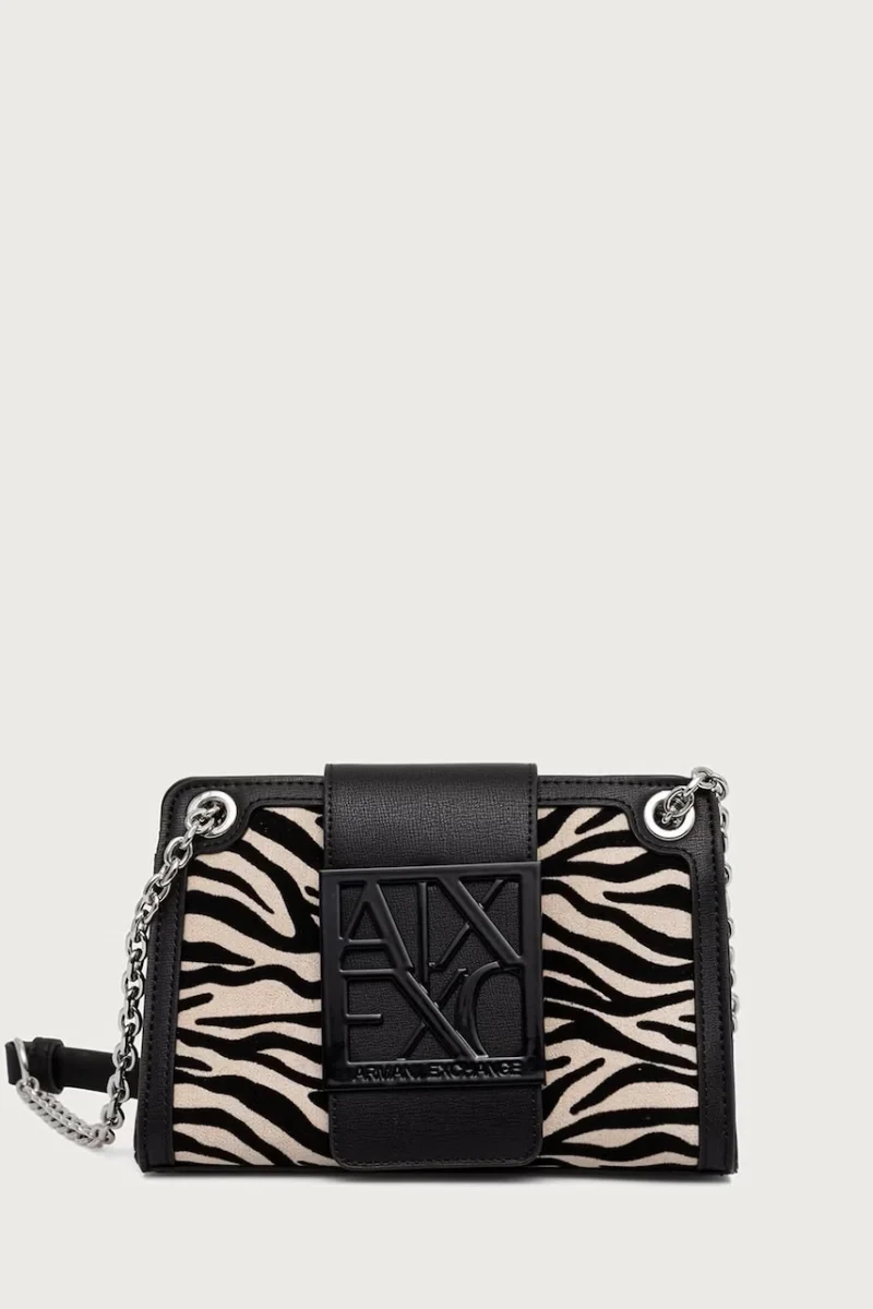 Armani Exchange geantă crossbody pentru femei cu imitație de piele întoarsă