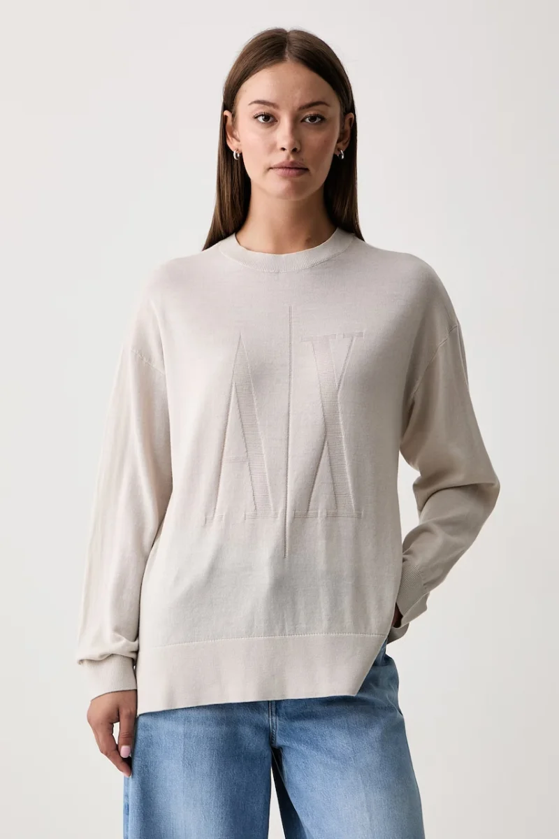 Armani Exchange pulover pentru femei din lână