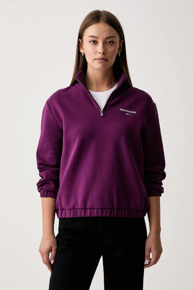 Trussardi hanorac pentru femei cu bumbac