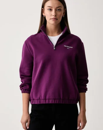 Trussardi hanorac pentru femei cu bumbac