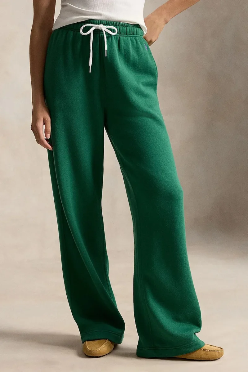 Polo Ralph Lauren pantaloni de trening pentru femei cu bumbac