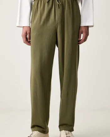 American Vintage pantaloni de trening pentru bărbați din bumbac