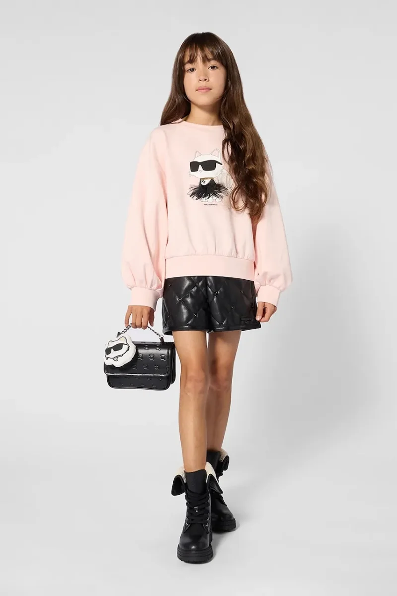Karl Lagerfeld hanorac pentru copii cu bumbac