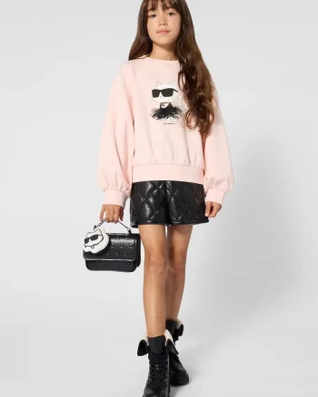 Karl Lagerfeld hanorac pentru copii cu bumbac