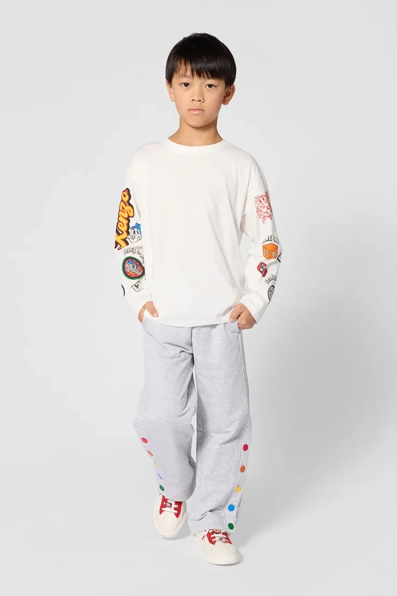 Kenzo Kids pantaloni de trening pentru copii din bumbac
