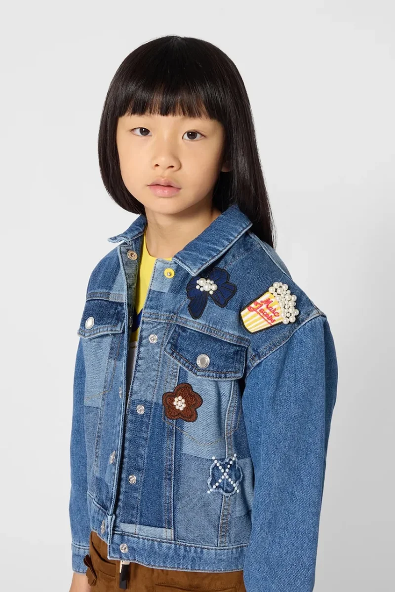 MARC JACOBS geacă de blugi pentru copii din bumbac