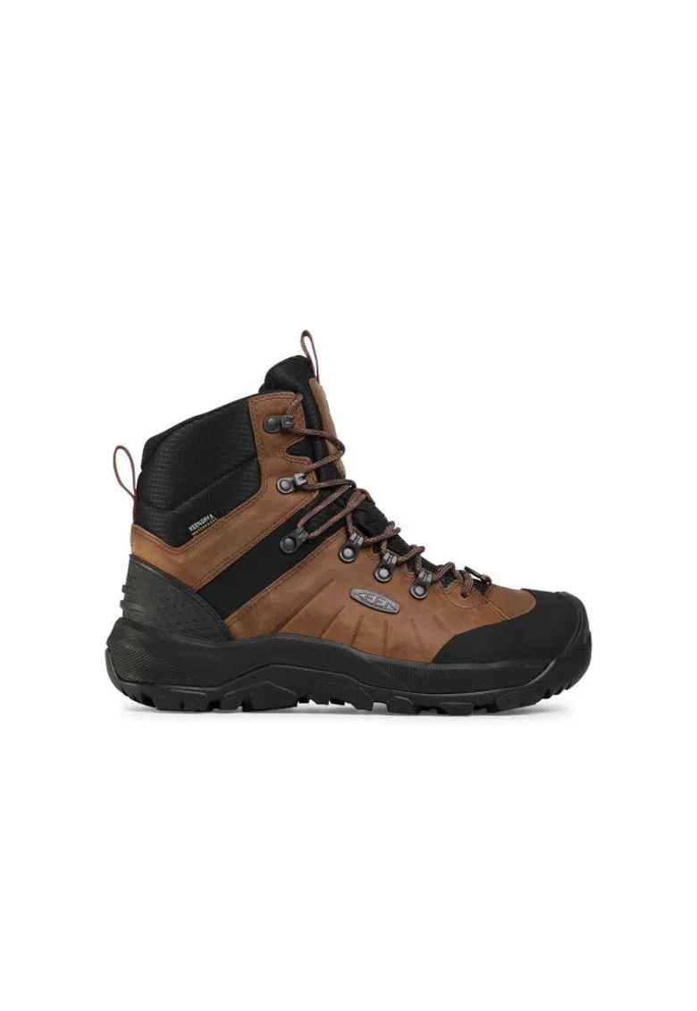 Ghete sport barbati  Revel IV Mid Polar, piele naturala, maro