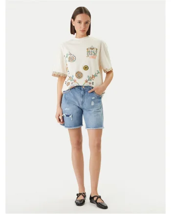Pantaloni scurti  bumbac, Albastru