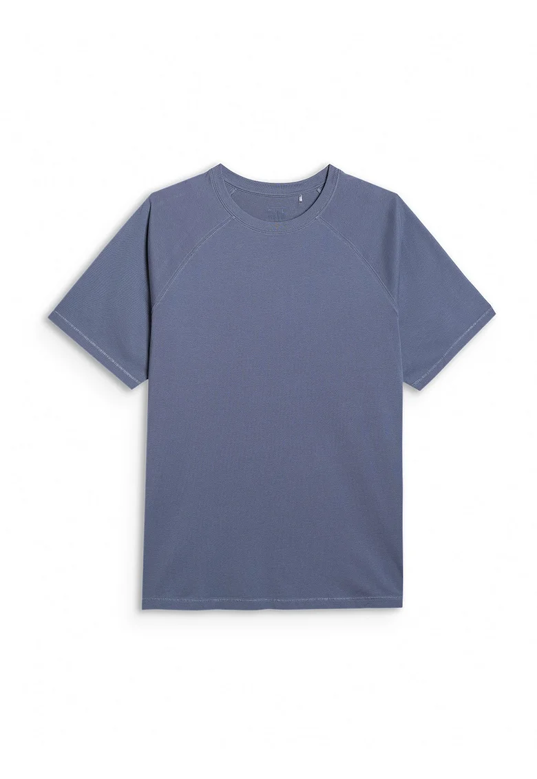 Tricou Barbati  Oversize Denim, Bumbac, Albastru denim