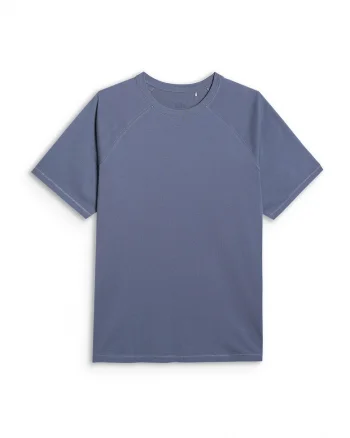 Tricou Barbati  Oversize Denim, Bumbac, Albastru denim