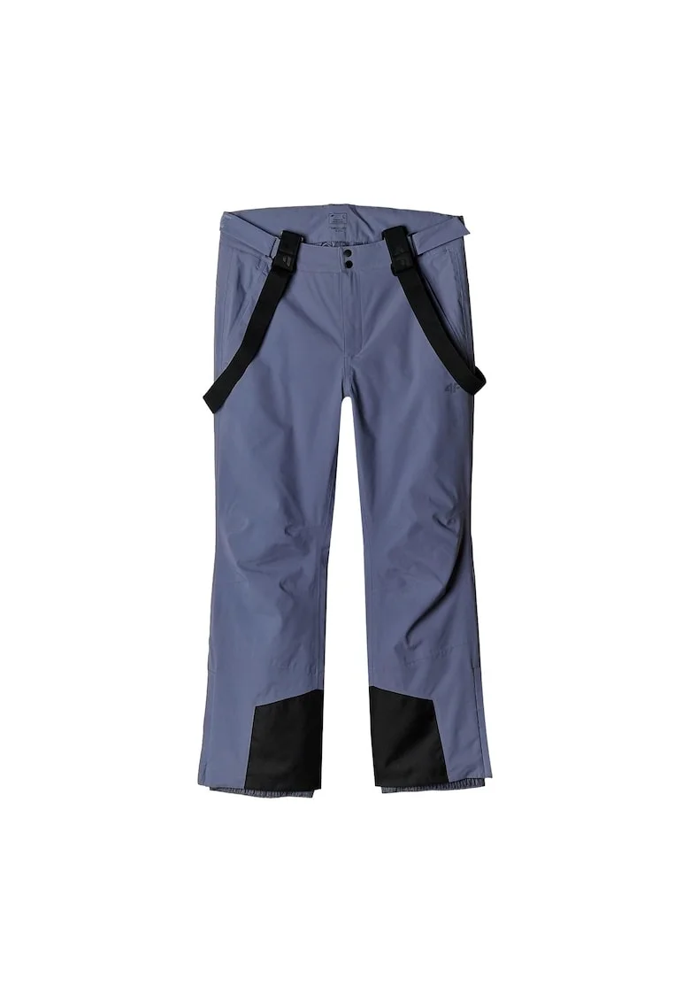 Pantaloni Ski Barbati  NeoDry Impermeabili, Albastru Denim, Bretele AW24, Albastru