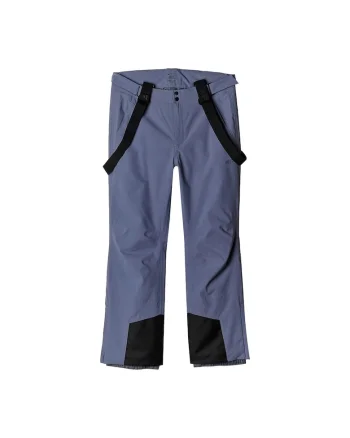 Pantaloni Ski Barbati  NeoDry Impermeabili, Albastru Denim, Bretele AW24, Albastru