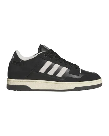 Pantofi sport Rapid Court cu garnituri din piele intoarsa, Negru/Alb optic