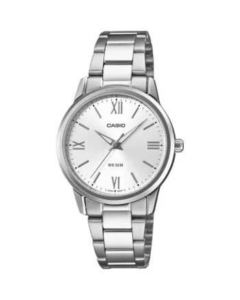 Ceas dama  ionizat, inox, mecanism Quartz, culoare argintie