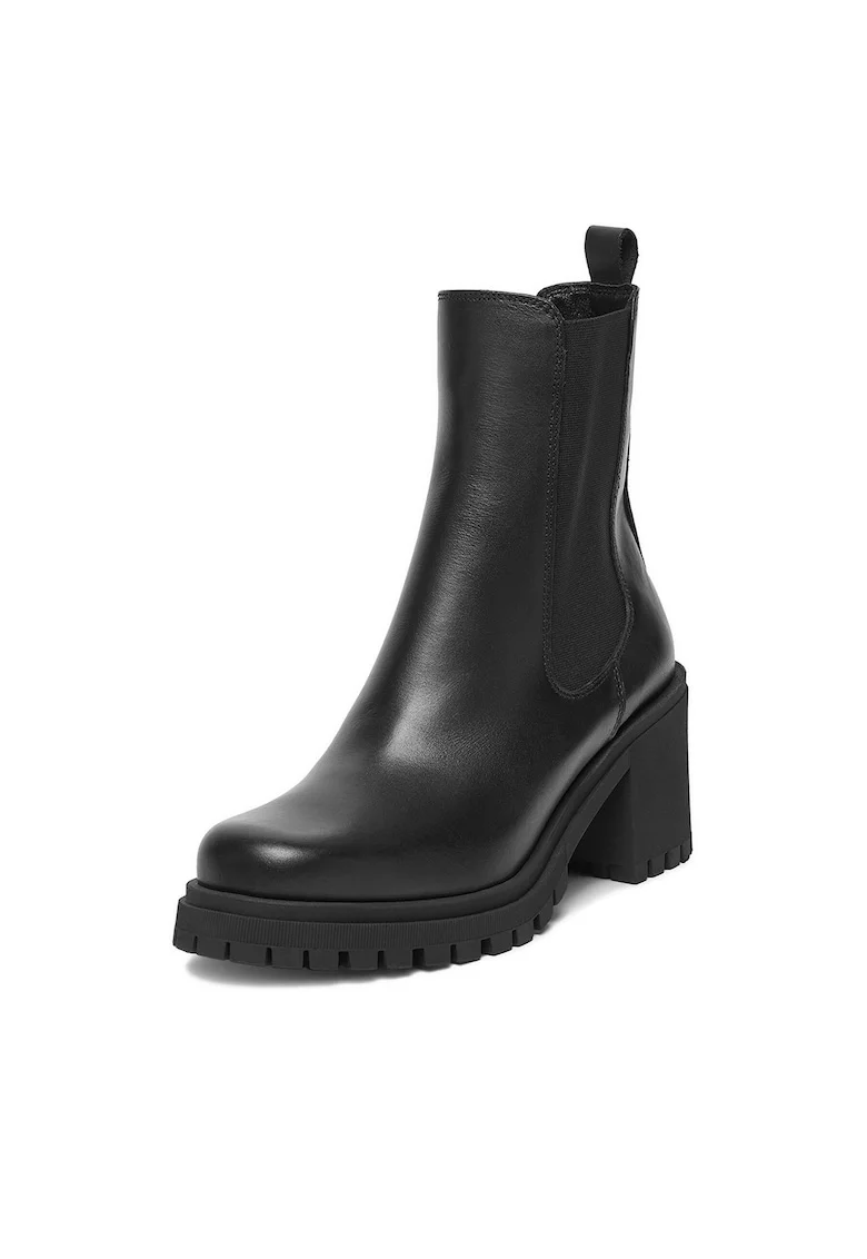 Ghete dama,  C-GATE-I23, piele naturala, negru