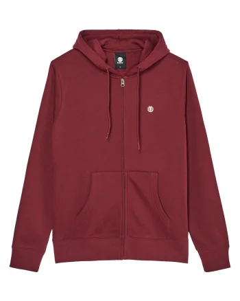 Hanorac barbati,  bumbac, bordeaux, 80% bumbac, 20% poliester reciclat