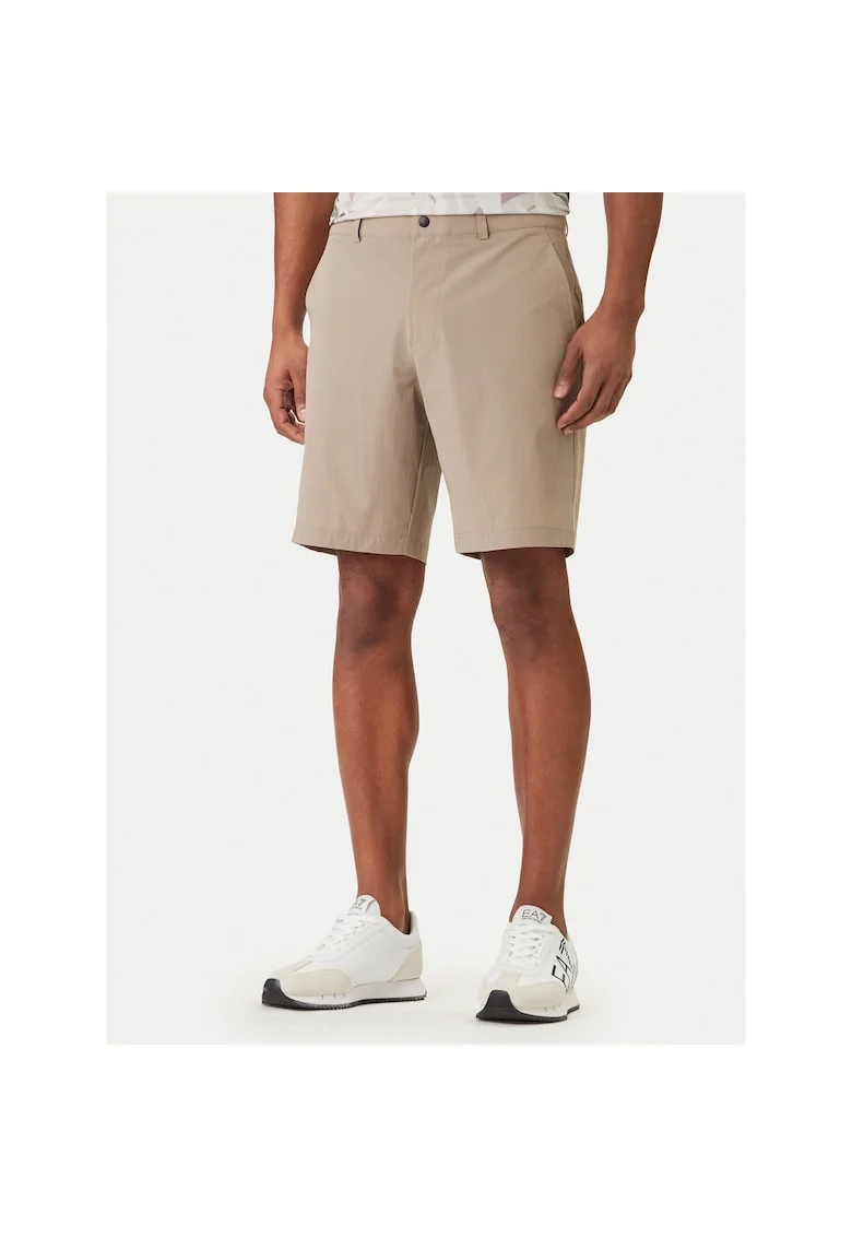 Pantaloni sport barbati,  lifestyle, bej, poliamida