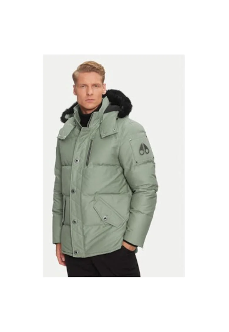 Geaca barbati,  304452888, Bumbac/Nylon, Verde, Verde