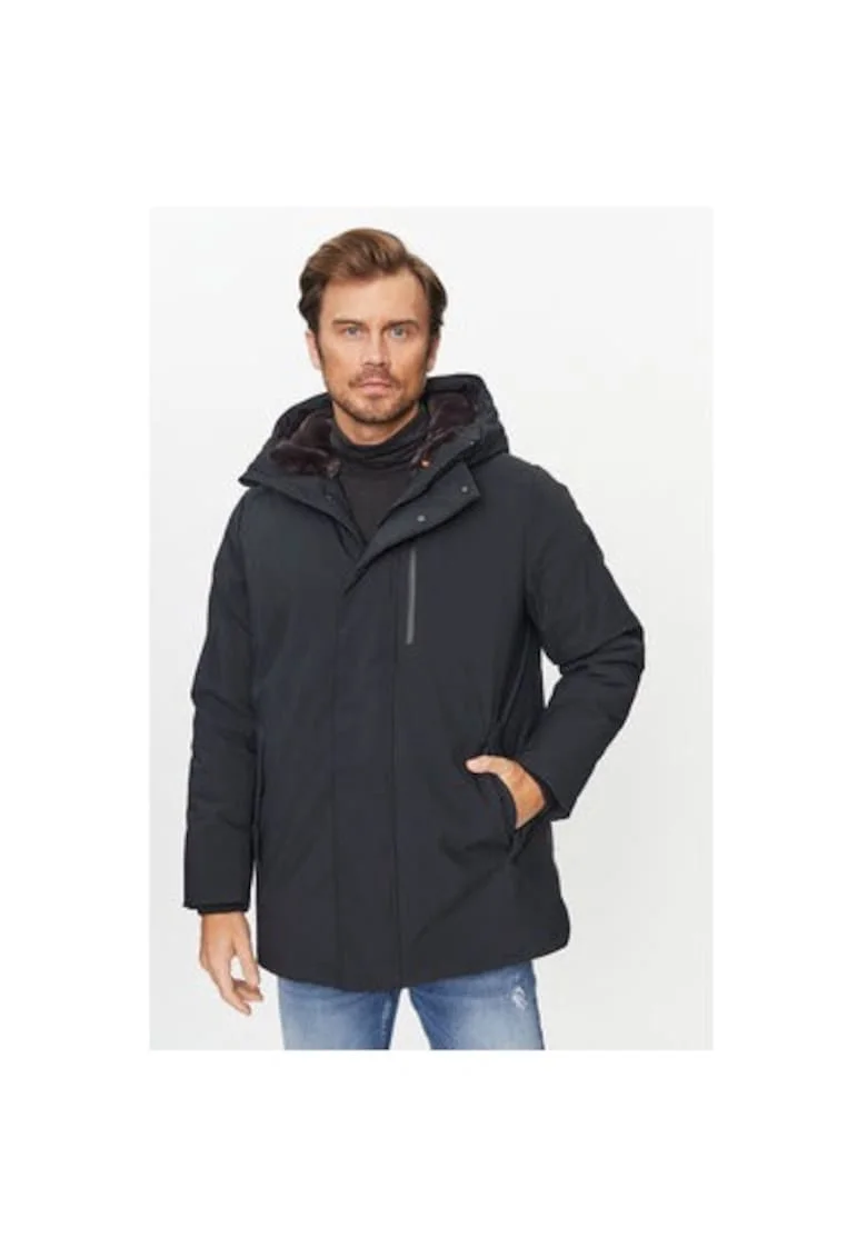 Geaca barbati,  303326111, Poliester, 2XL INTL, Negru